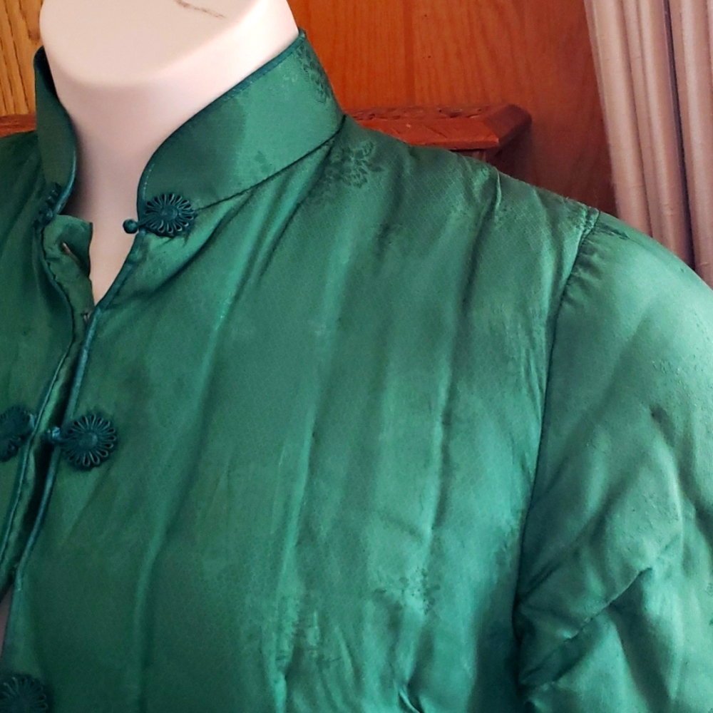 Asian style quilted jacket by Plum Blossoms